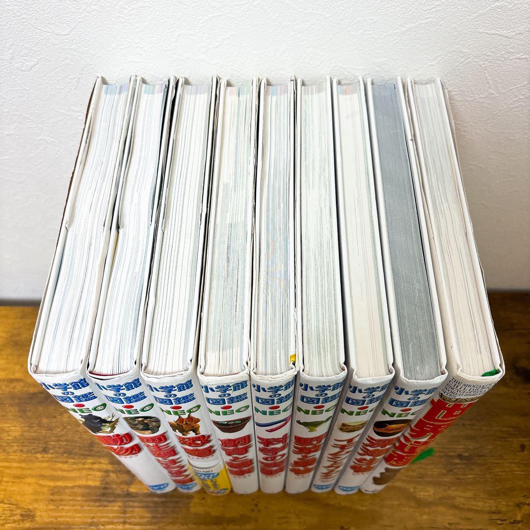 DVD付有 小学館の図鑑NEO 9冊セット 動物 恐竜 深海生物 まとめ売り
