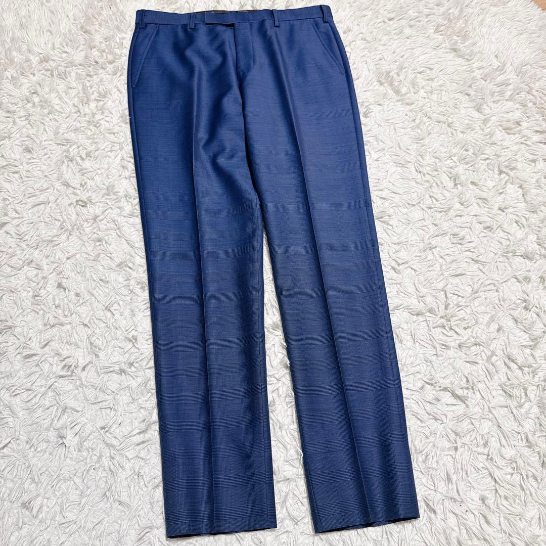 《高級生地》ブラックレーベルクレストブリッジ 3ピーススーツ ネイビー XL