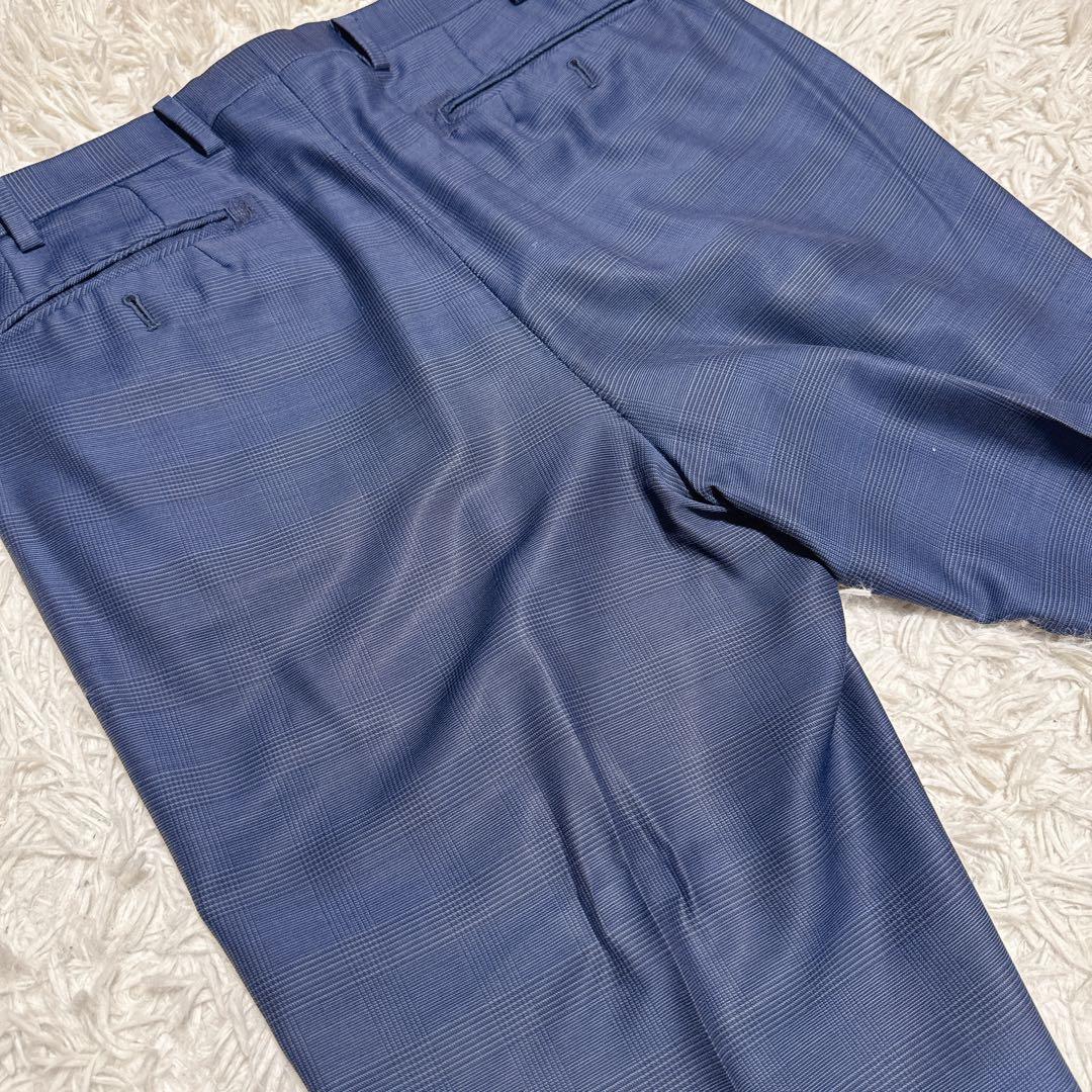 《高級生地》ブラックレーベルクレストブリッジ 3ピーススーツ ネイビー XL