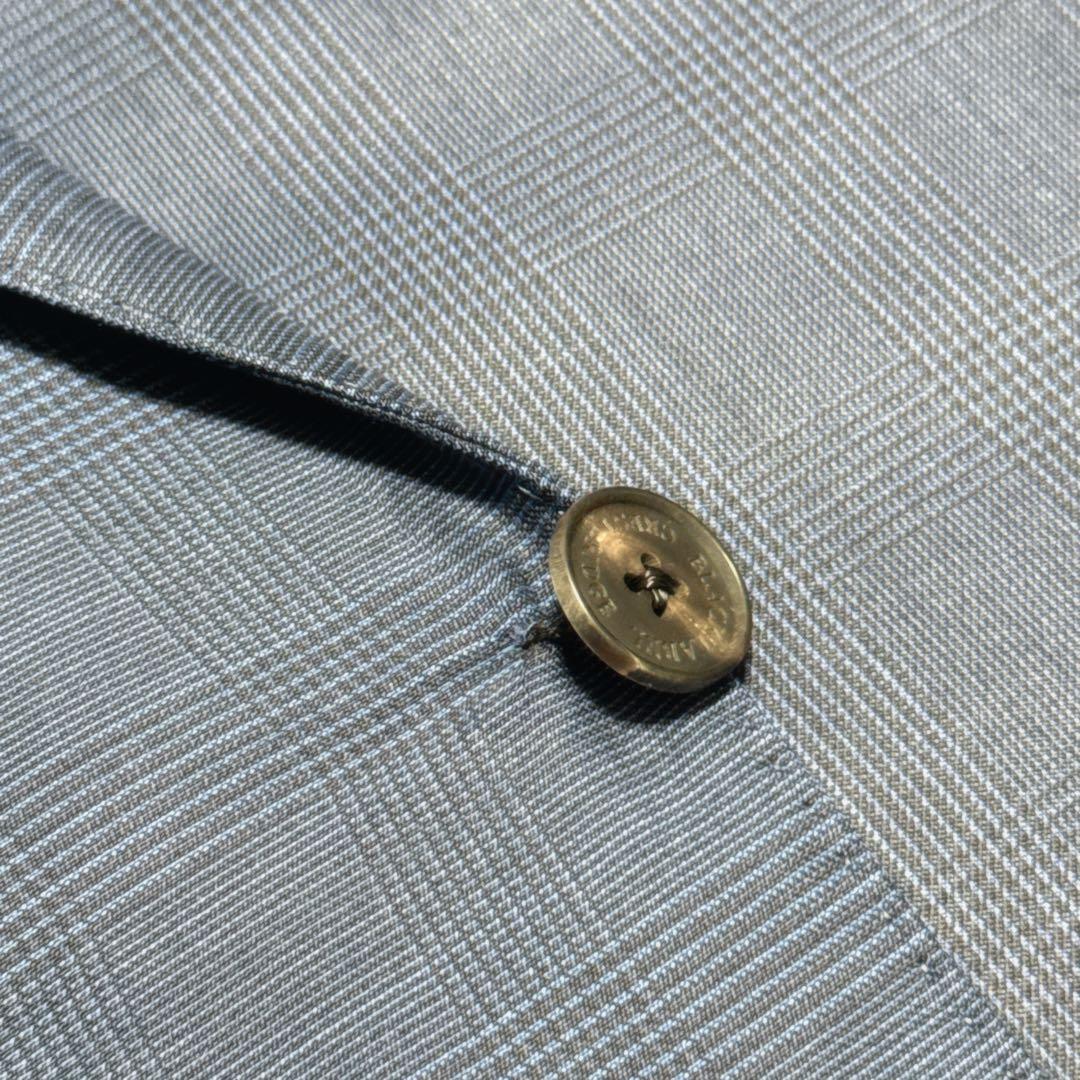 《高級生地》ブラックレーベルクレストブリッジ 3ピーススーツ ネイビー XL