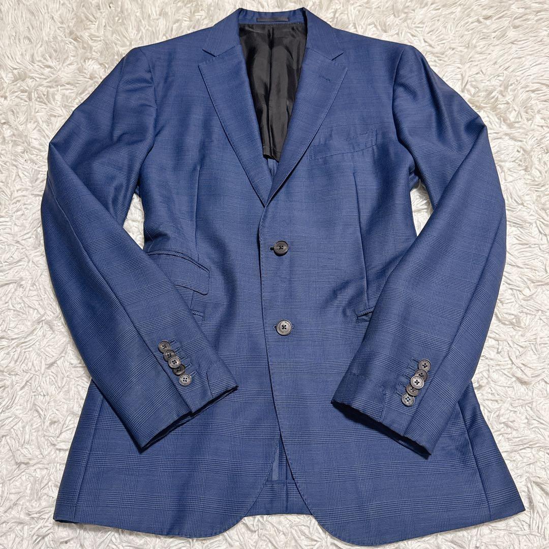 《高級生地》ブラックレーベルクレストブリッジ 3ピーススーツ ネイビー XL