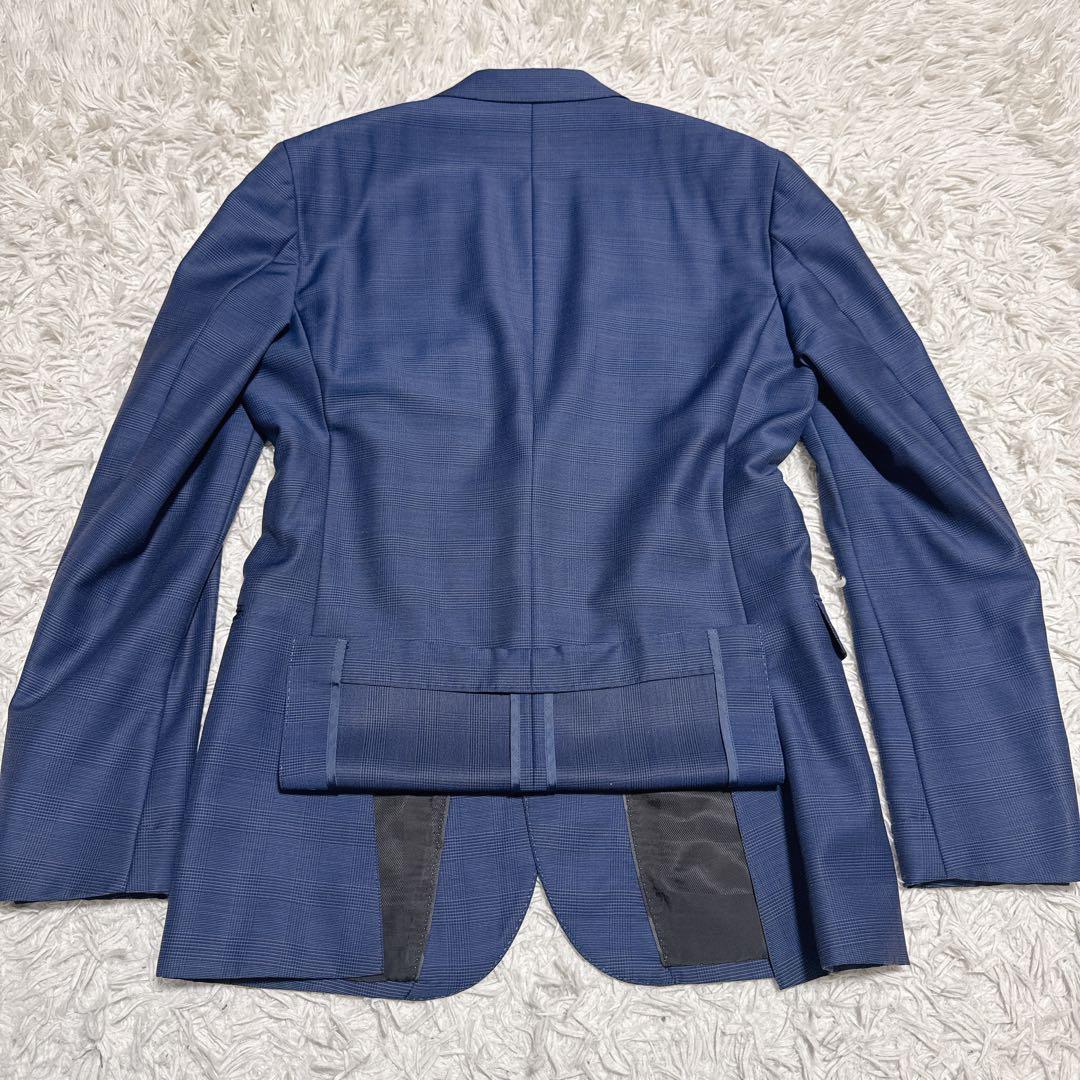 《高級生地》ブラックレーベルクレストブリッジ 3ピーススーツ ネイビー XL