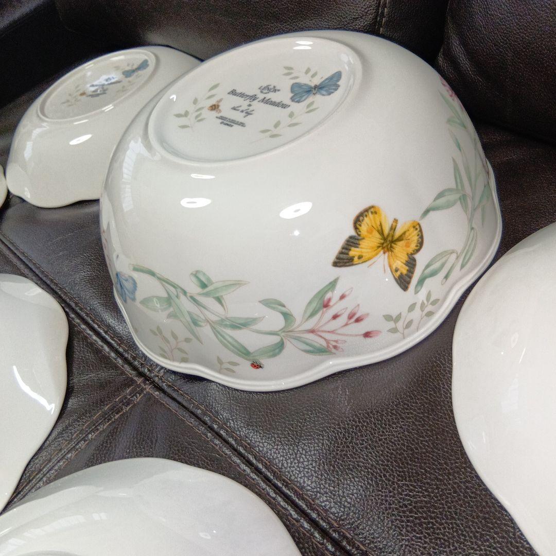 レノックス　 バタフライメドウ 7ピースパスタサラダセット新品