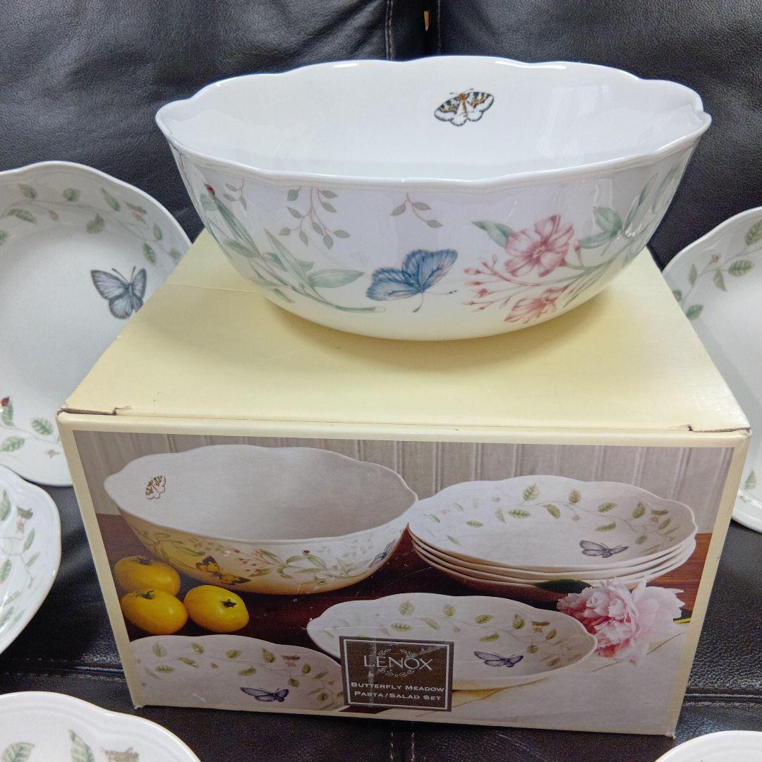 レノックス　 バタフライメドウ 7ピースパスタサラダセット新品