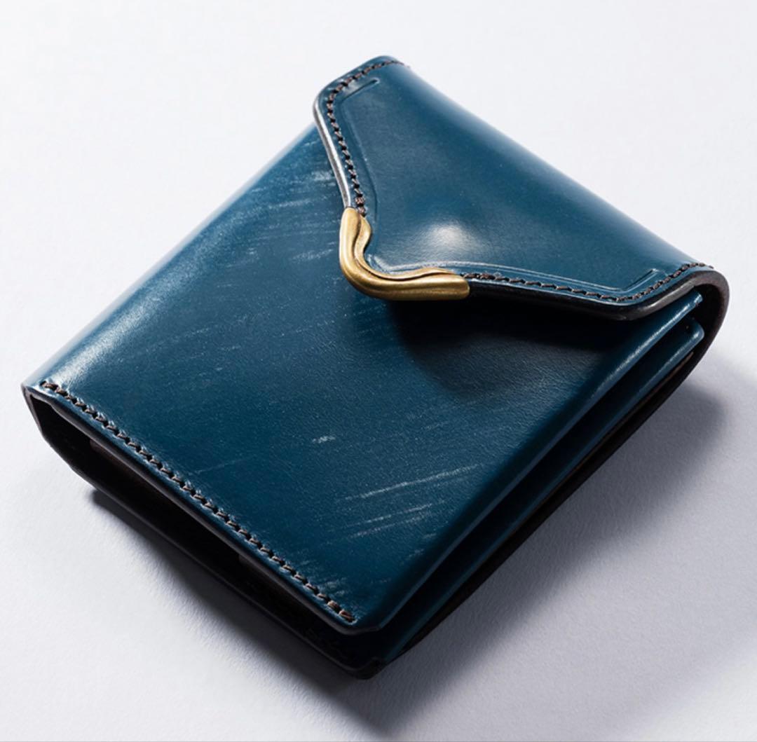 【藤巻百貨店】定価以下Cramp 別注ブライドルレザーギャルソンスリムウォレット