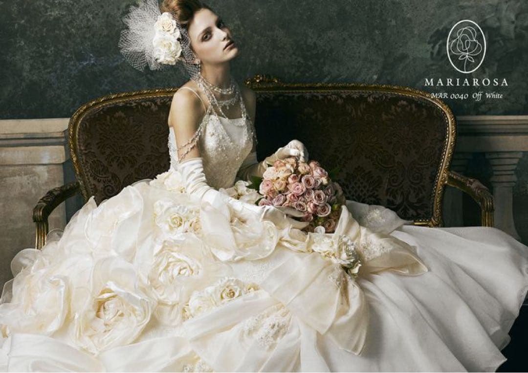 MARIAROSA MAR-0040 9-13T ホワイト ウェディングドレス