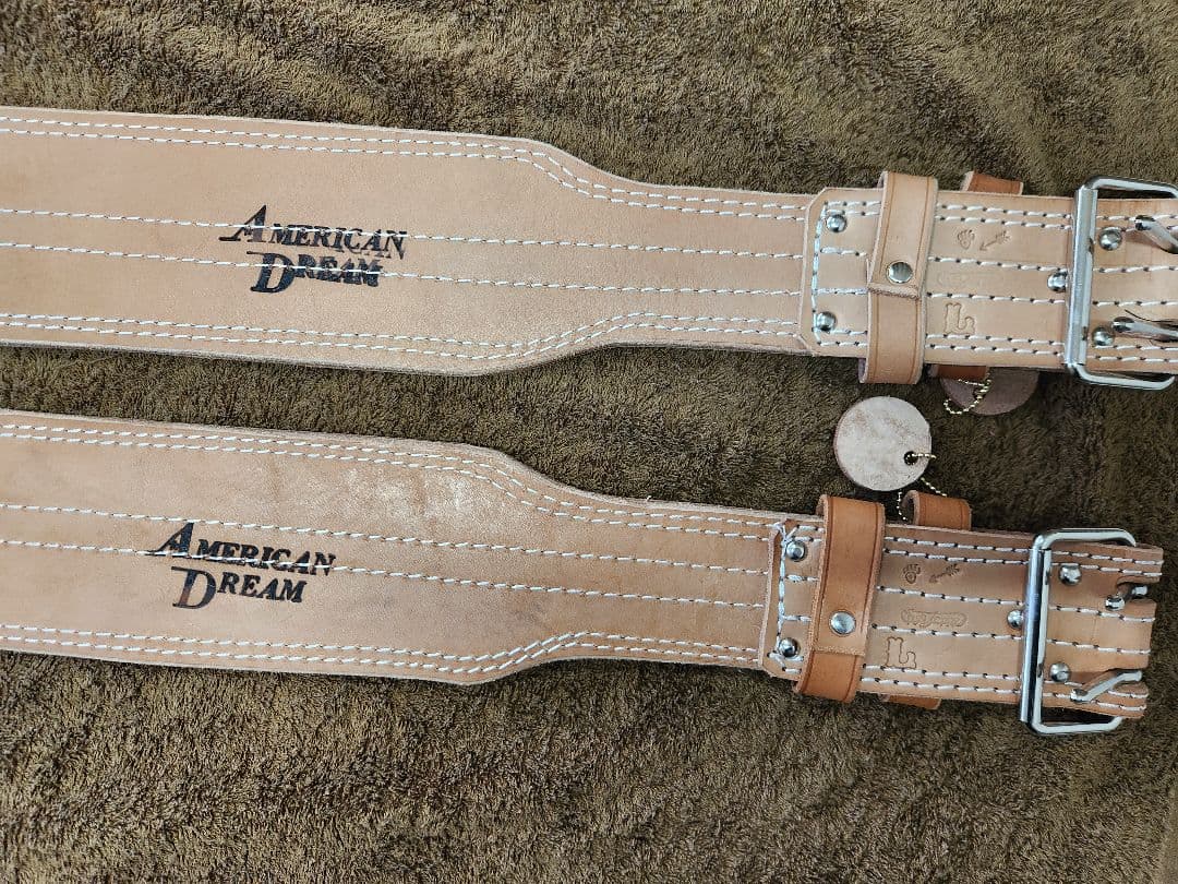 入荷AmericanDream アメリカンドリーム トレーニングベルトLサイズ