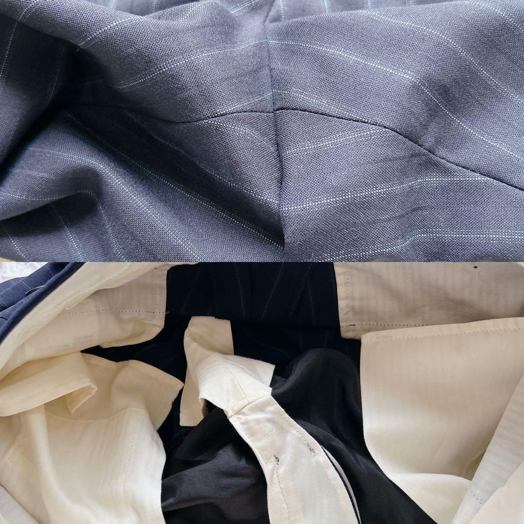 美品 ポールスミス 現行 ゼニア スーツ セットアップ ストライプ L メンズ