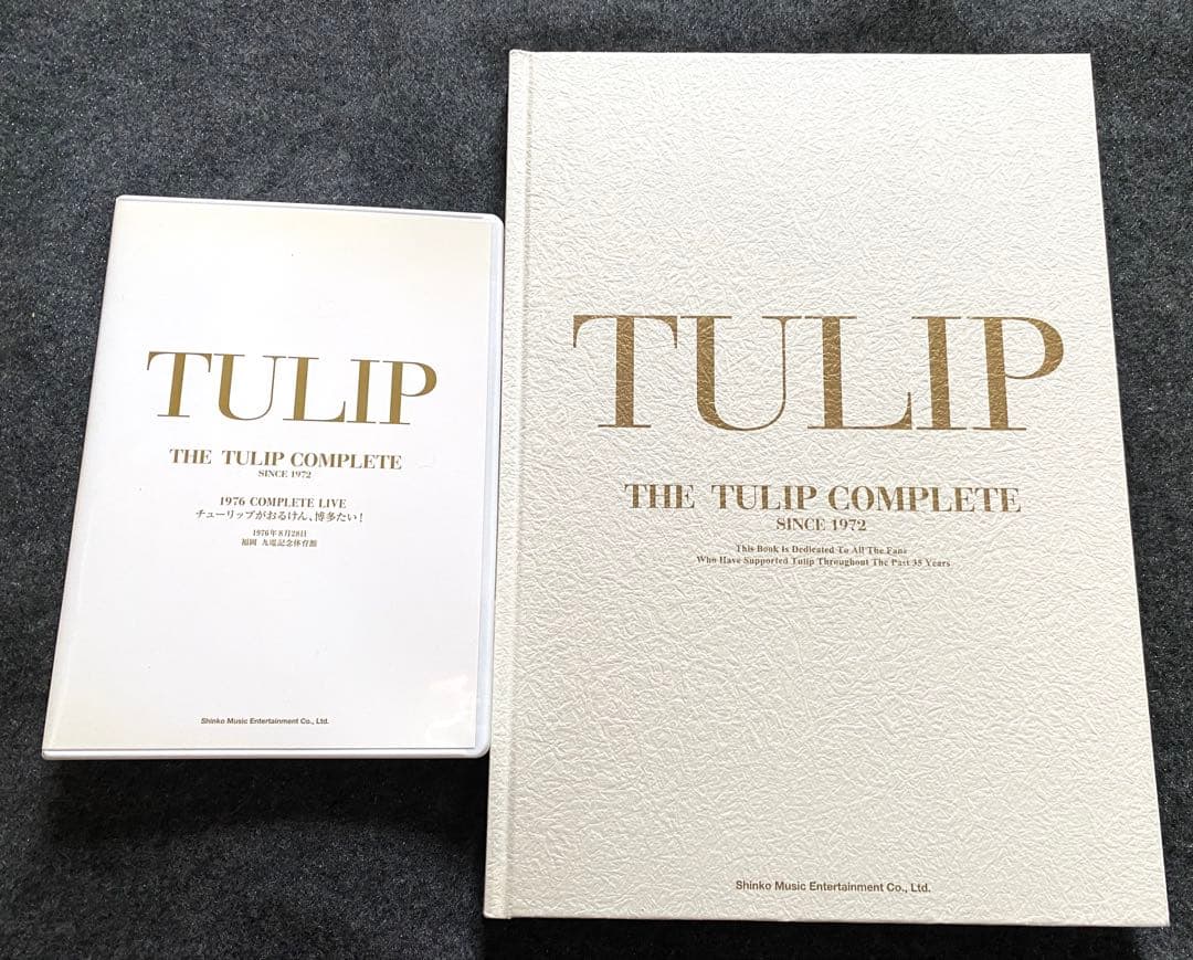 THE TULIP COMPLETE アンソロジーブックとライブCD セット