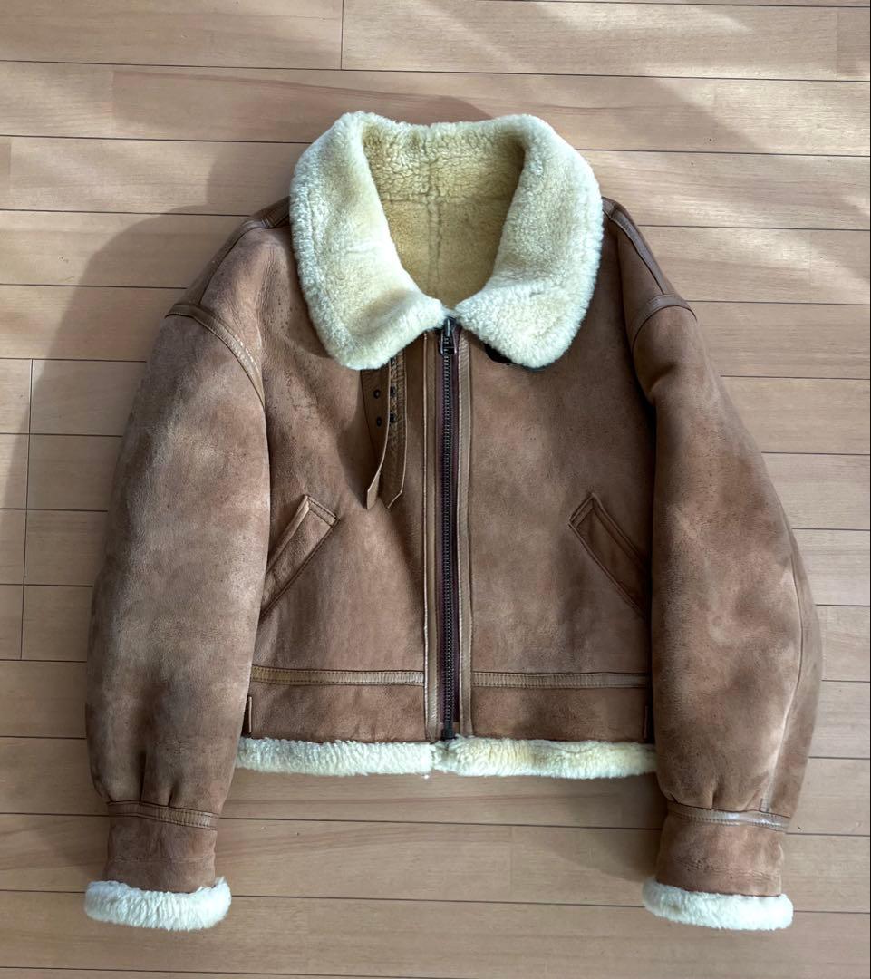 ムートンボアB3ジャケットB-3ブルゾン　短丈