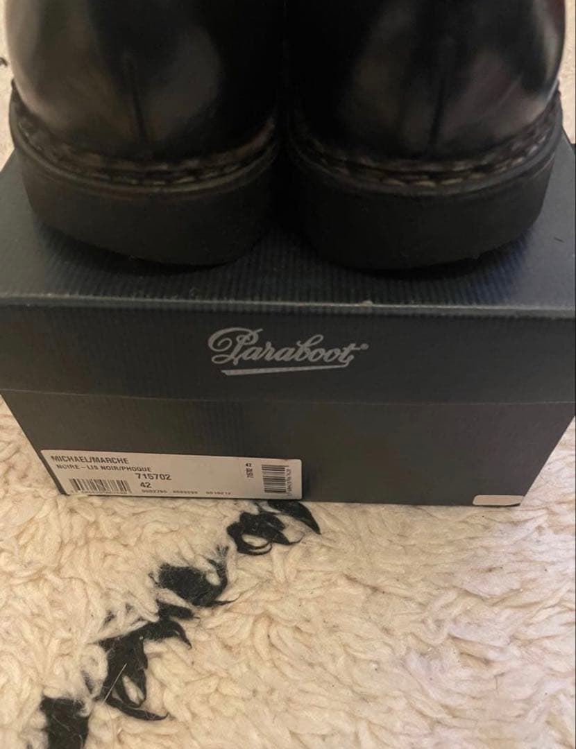 【美品】ParabootパラブーツミカエルフォックEU42ブラック