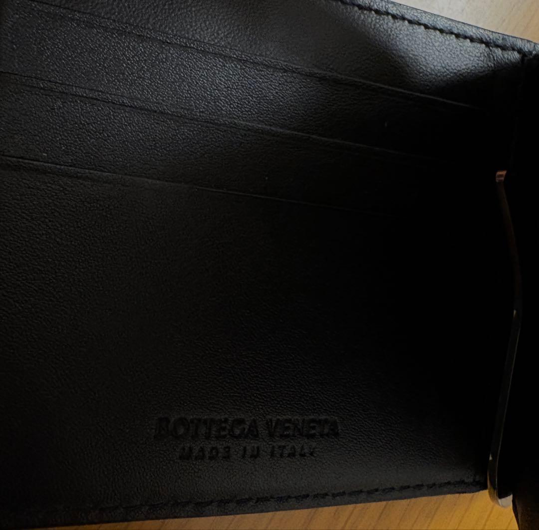 【美品】BOTTEGA VENETA カセット マネークリップ二つ折りウォレット