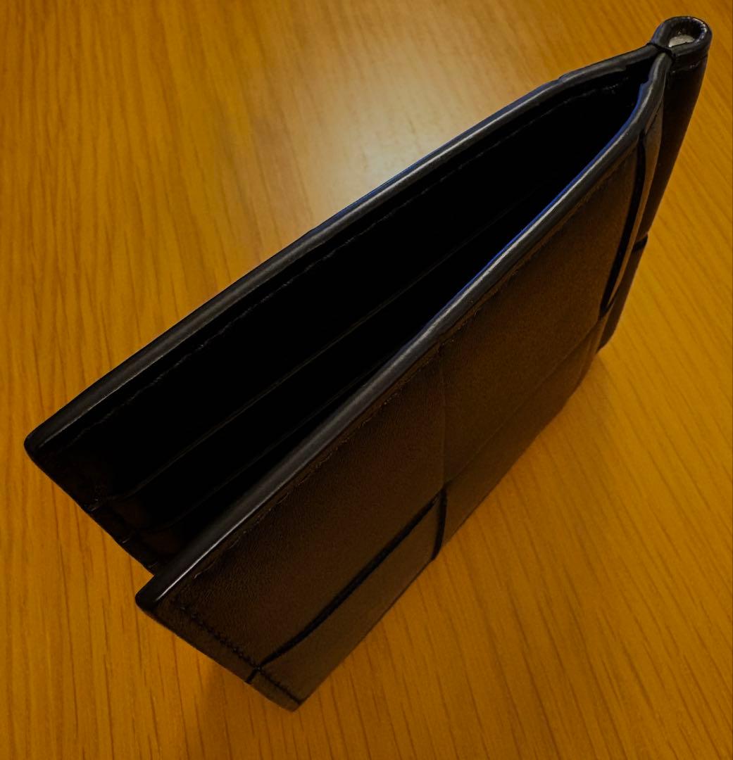 【美品】BOTTEGA VENETA カセット マネークリップ二つ折りウォレット