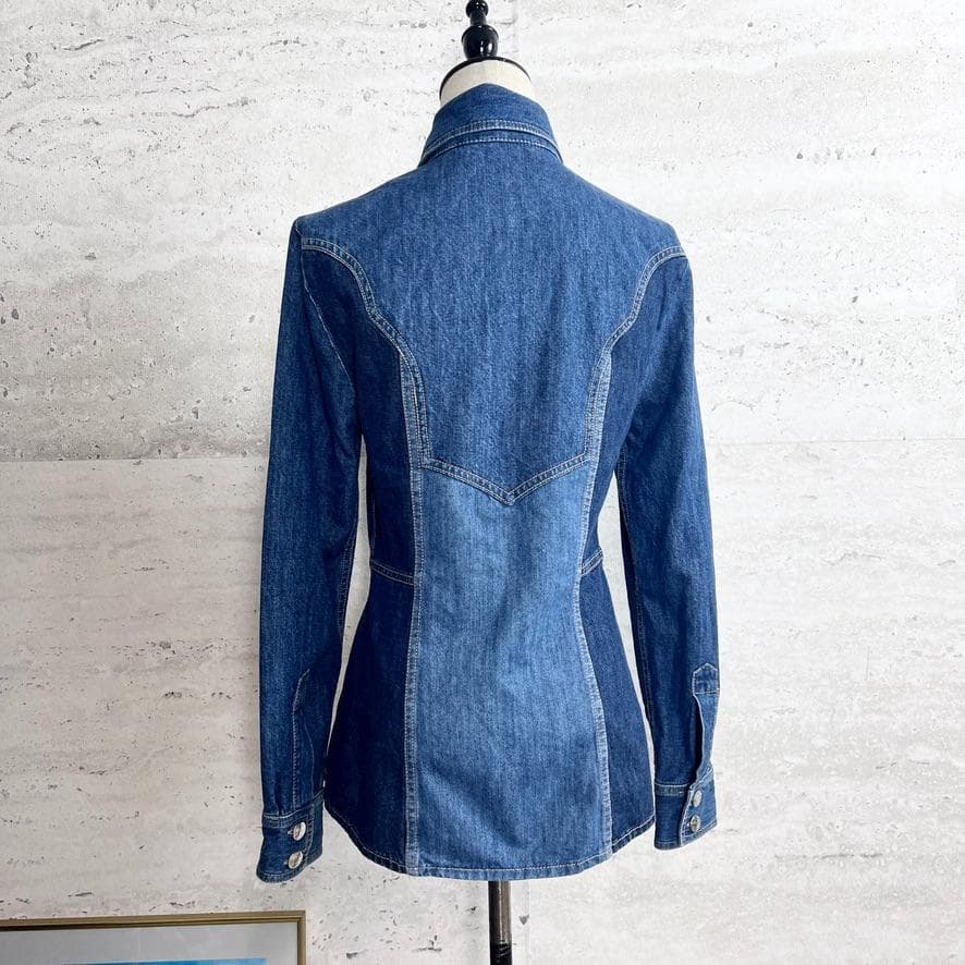 極美品★ETRO★エンブロイダリー★デニム★シャツ★ジャケット