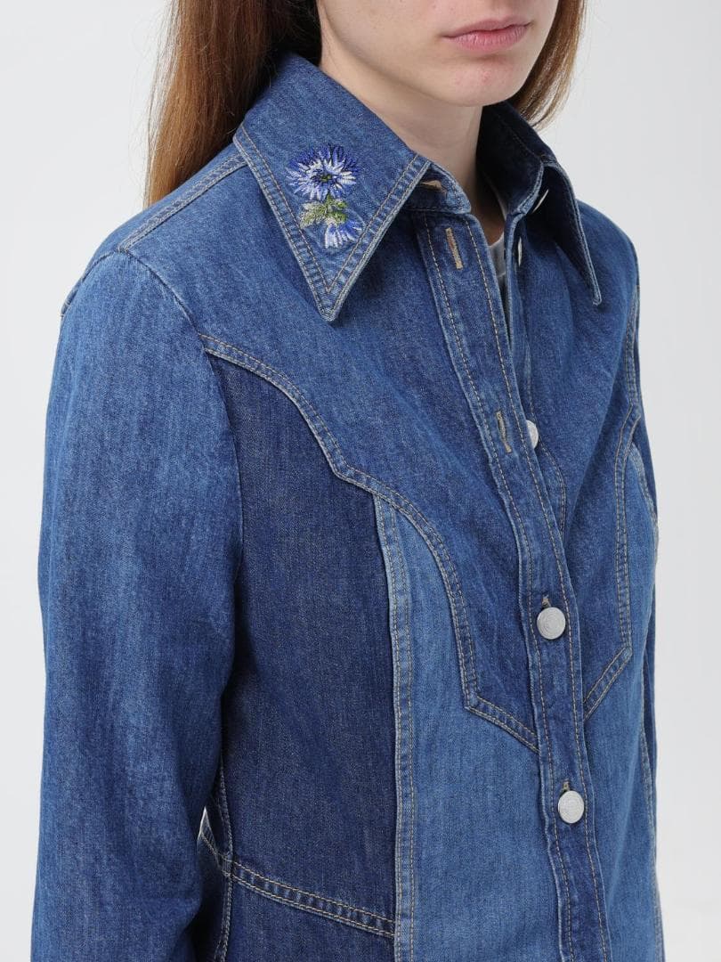 極美品★ETRO★エンブロイダリー★デニム★シャツ★ジャケット