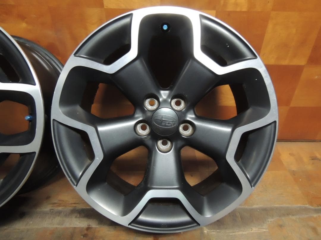 T814　スバルXV 純正アルミホイール　17×7J　4本　小傷有り