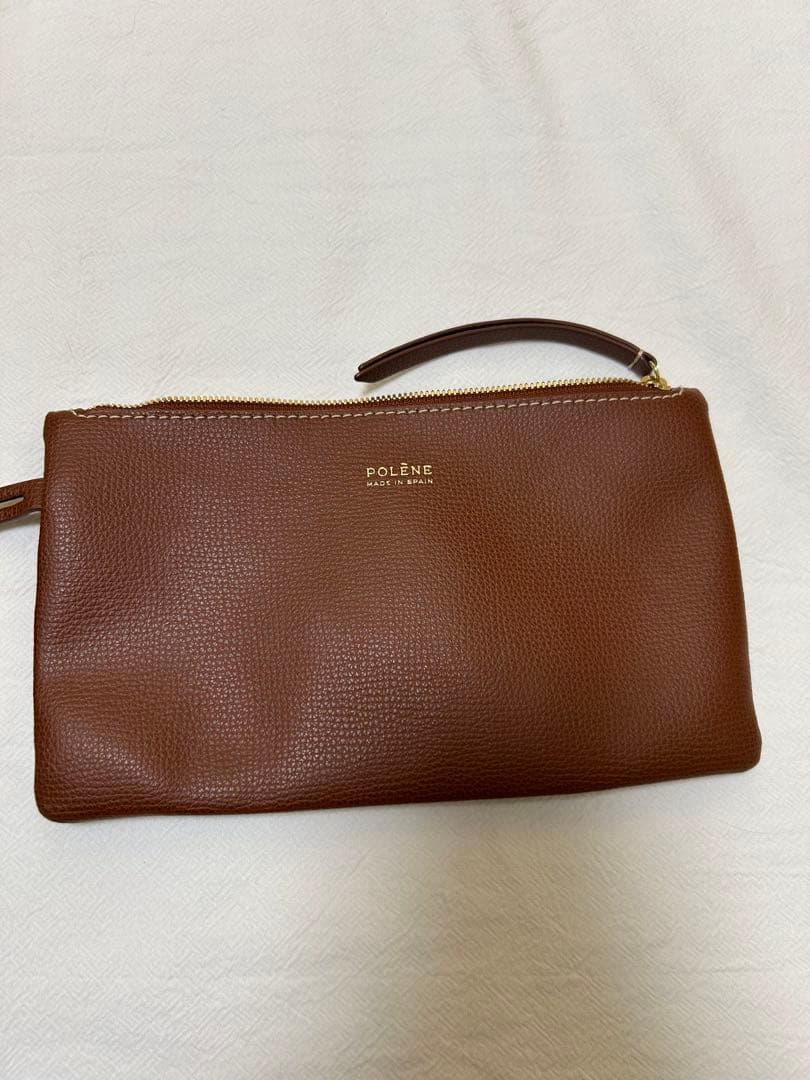 ‼️美品‼️POLÈNE Cyme mini キャメル