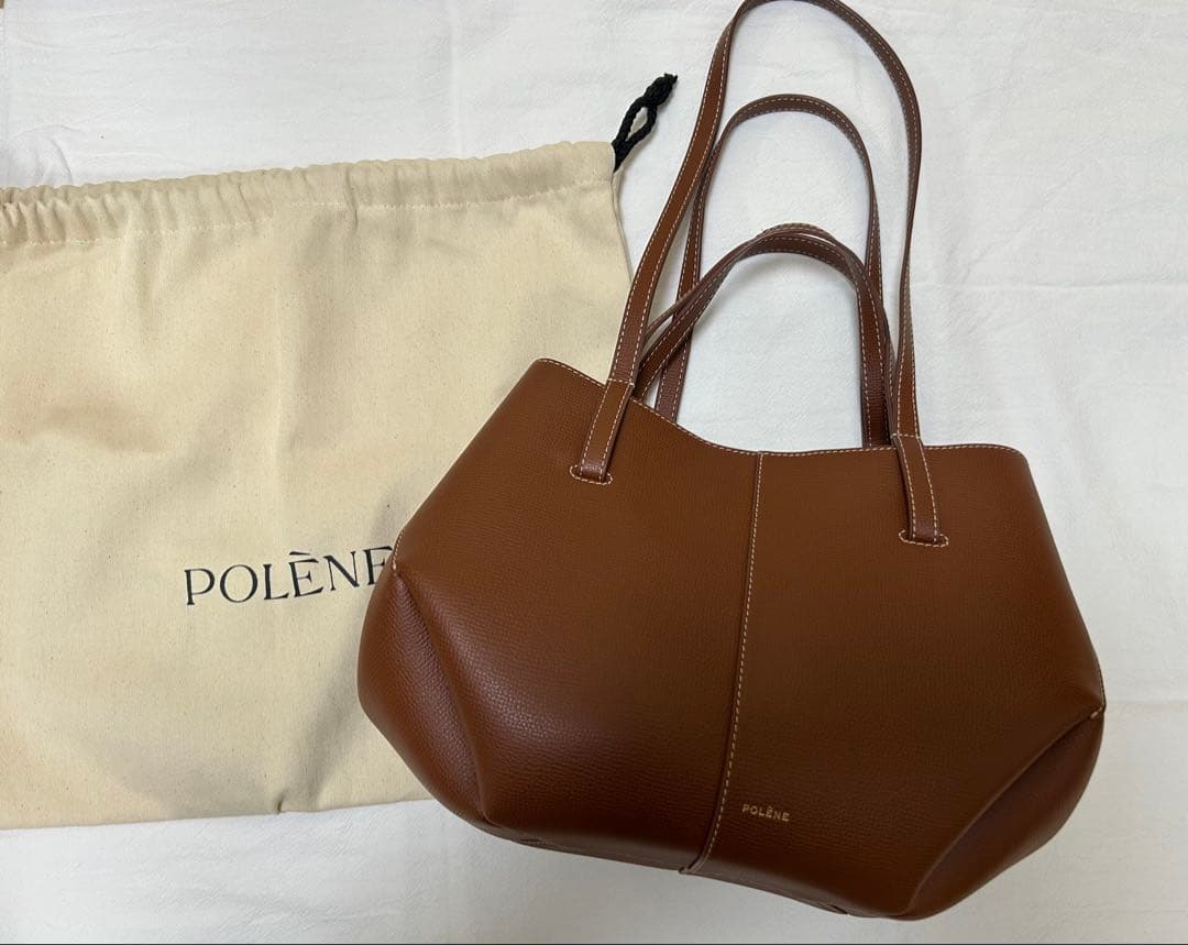‼️美品‼️POLÈNE Cyme mini キャメル