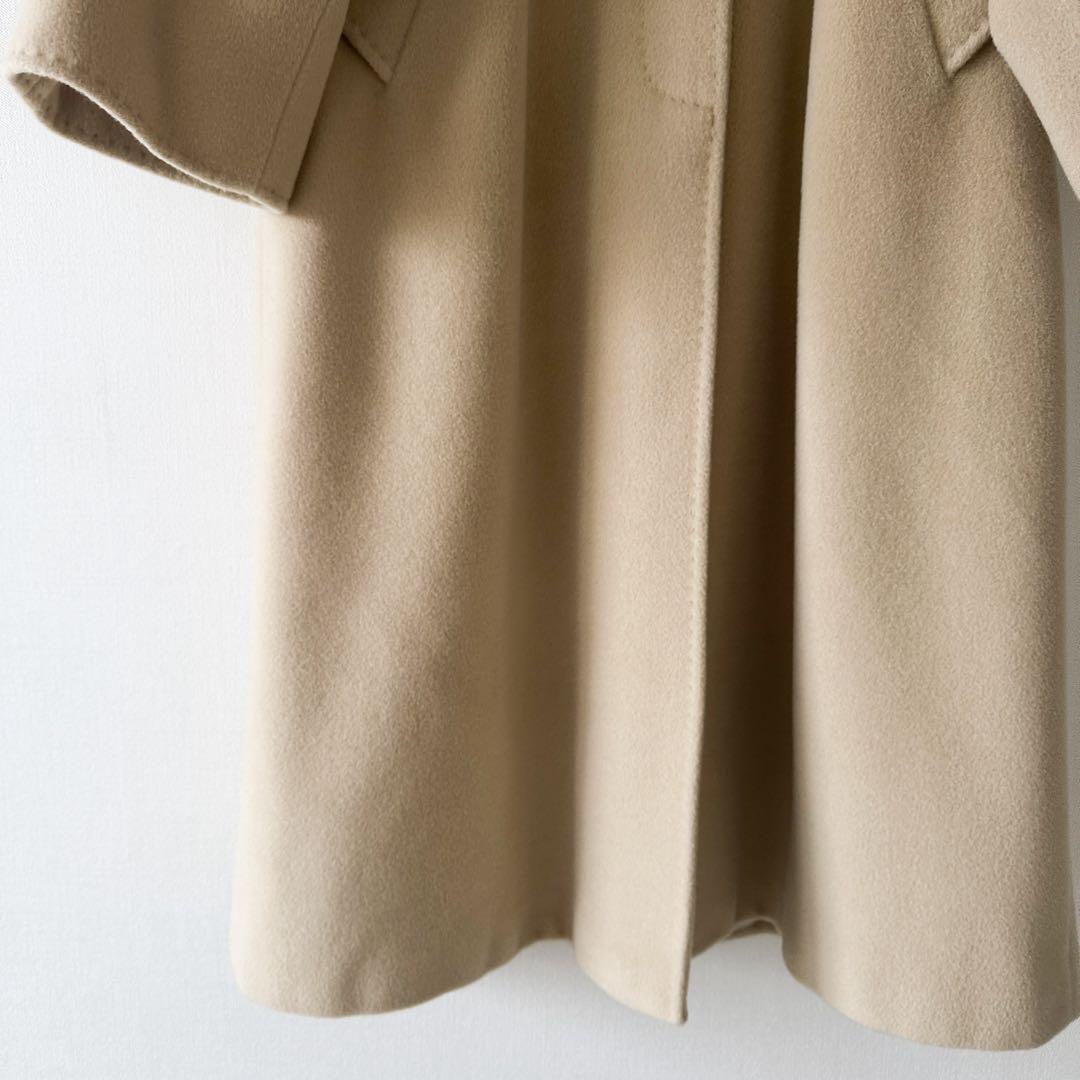 マリナリナルディ / ウールカシミヤ ロングコート ベージュ カシミア