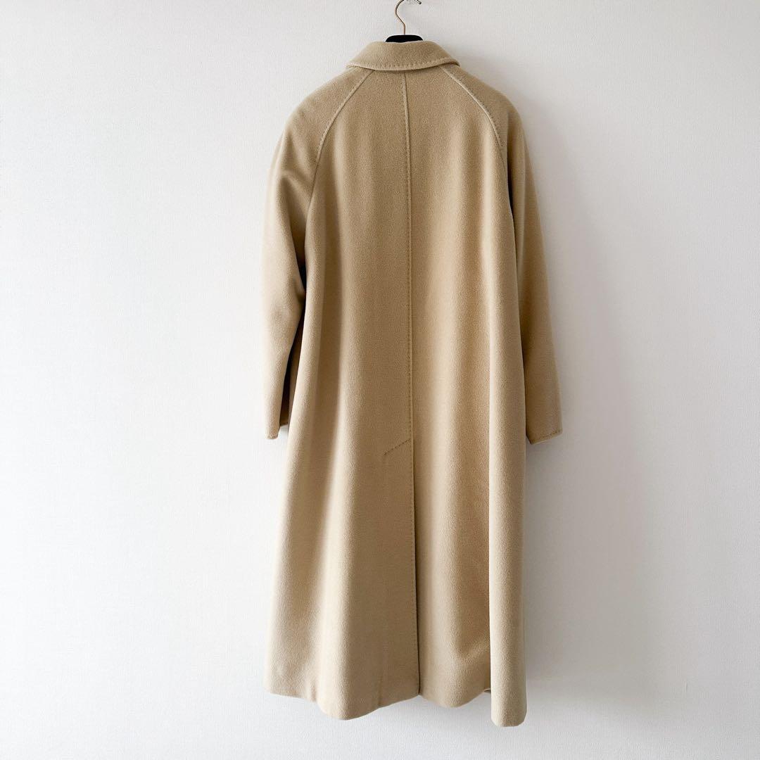 マリナリナルディ / ウールカシミヤ ロングコート ベージュ カシミア
