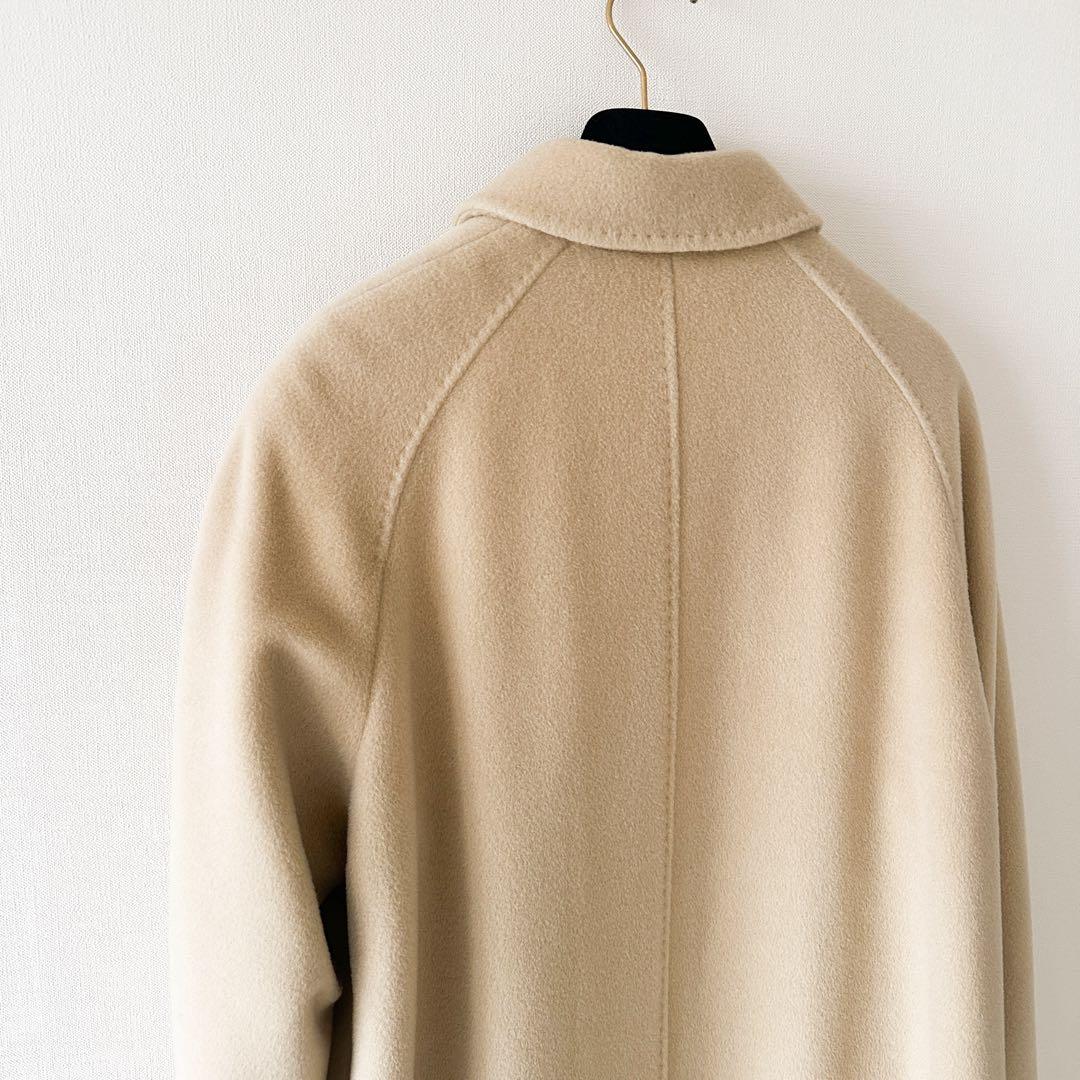 マリナリナルディ / ウールカシミヤ ロングコート ベージュ カシミア