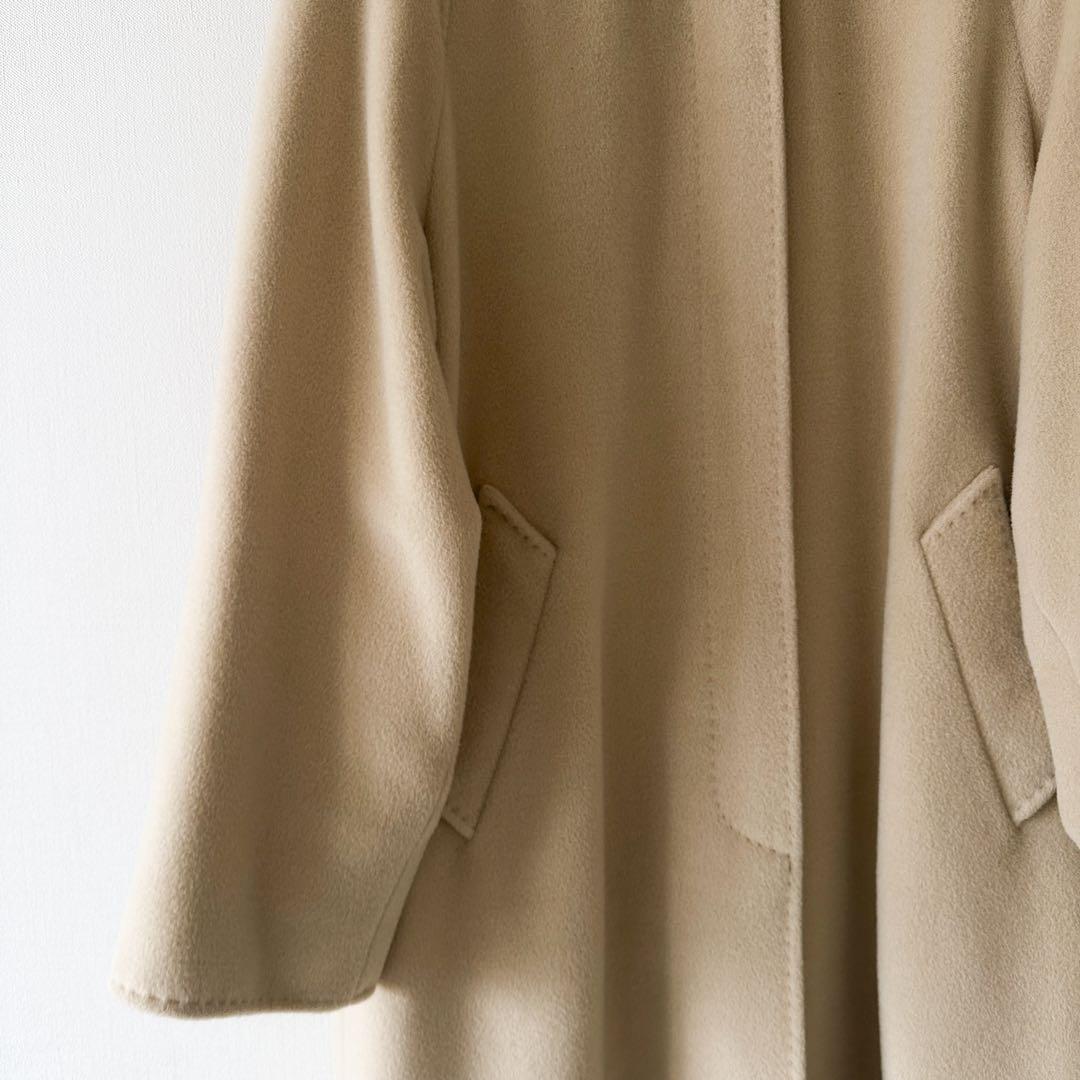 マリナリナルディ / ウールカシミヤ ロングコート ベージュ カシミア