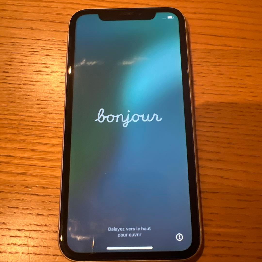 お*り様 Apple iPhone XR ホワイト　128GB SIMフリー　ケ