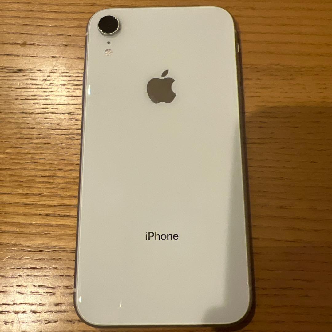 お*り様 Apple iPhone XR ホワイト　128GB SIMフリー　ケ