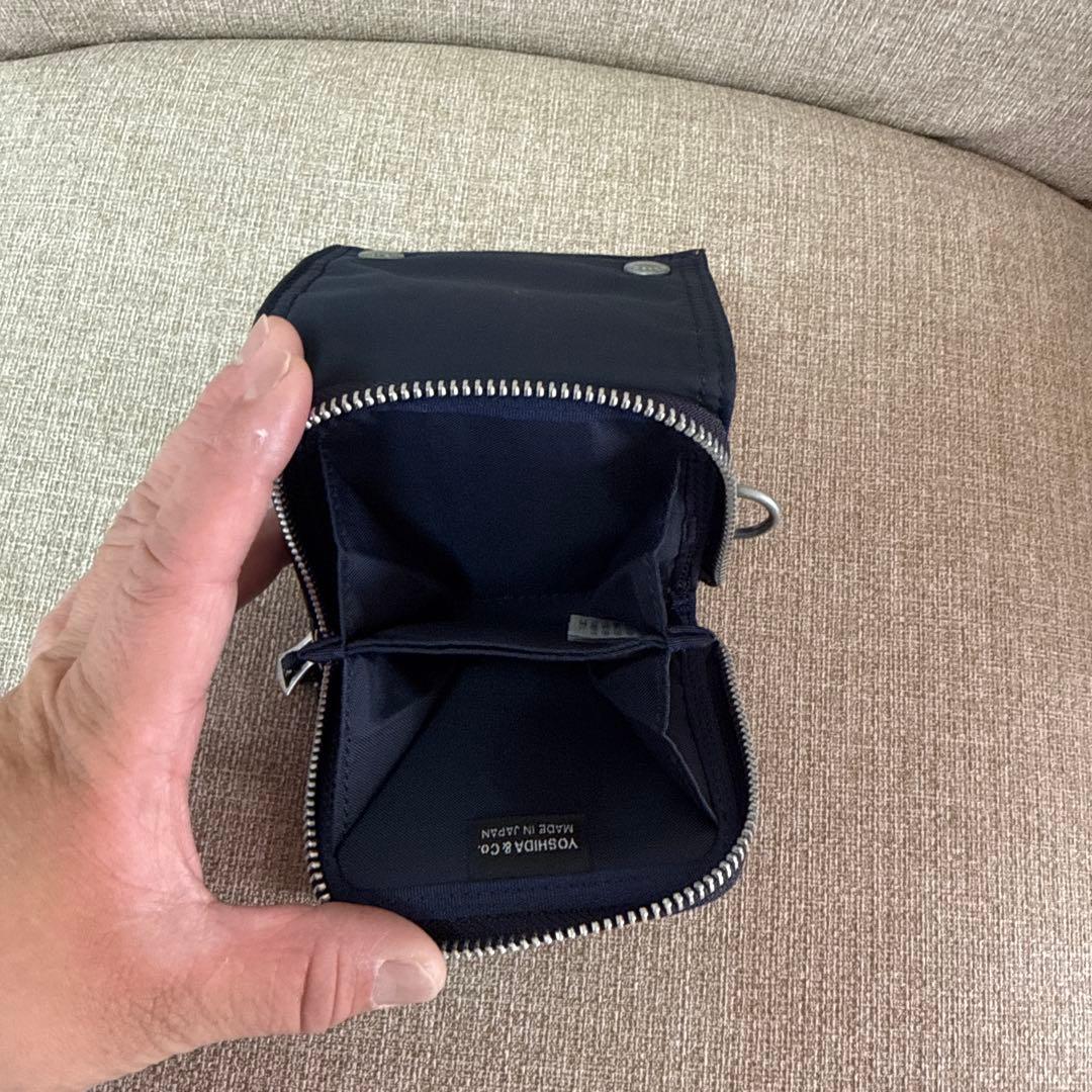 PORTER ネイビー 二つ折り財布