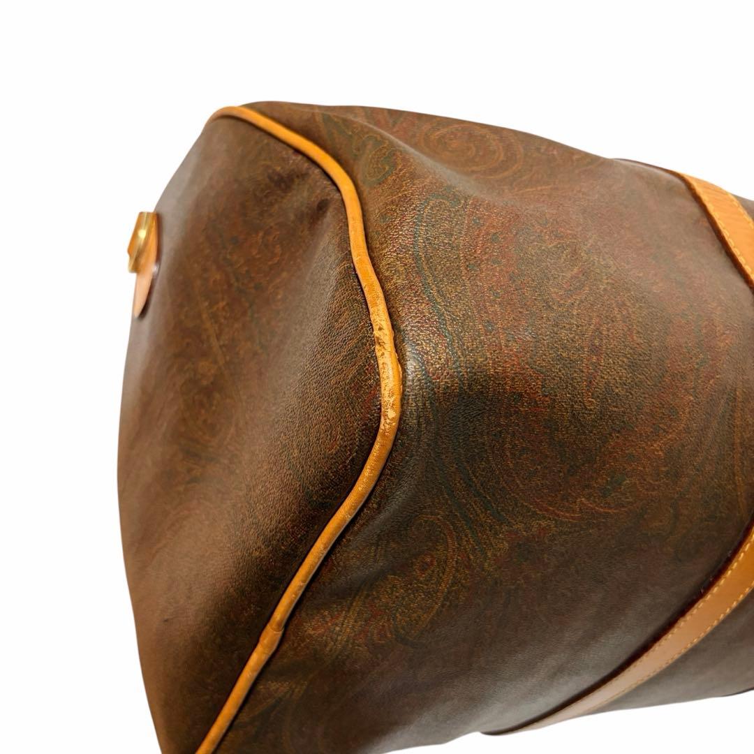 エトロ ボストンバッグ 横50cm 南京錠付