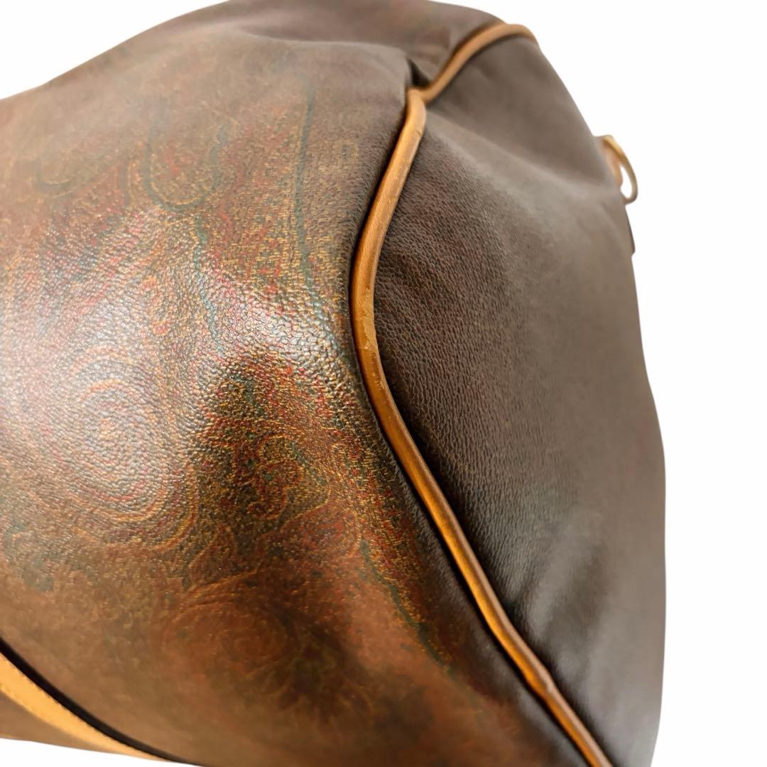 エトロ ボストンバッグ 横50cm 南京錠付