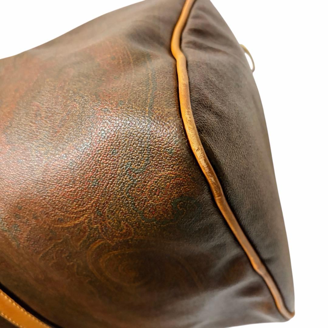 エトロ ボストンバッグ 横50cm 南京錠付