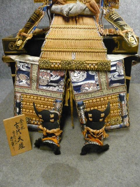 古代大鎧忠董作五月人形 [B31664]