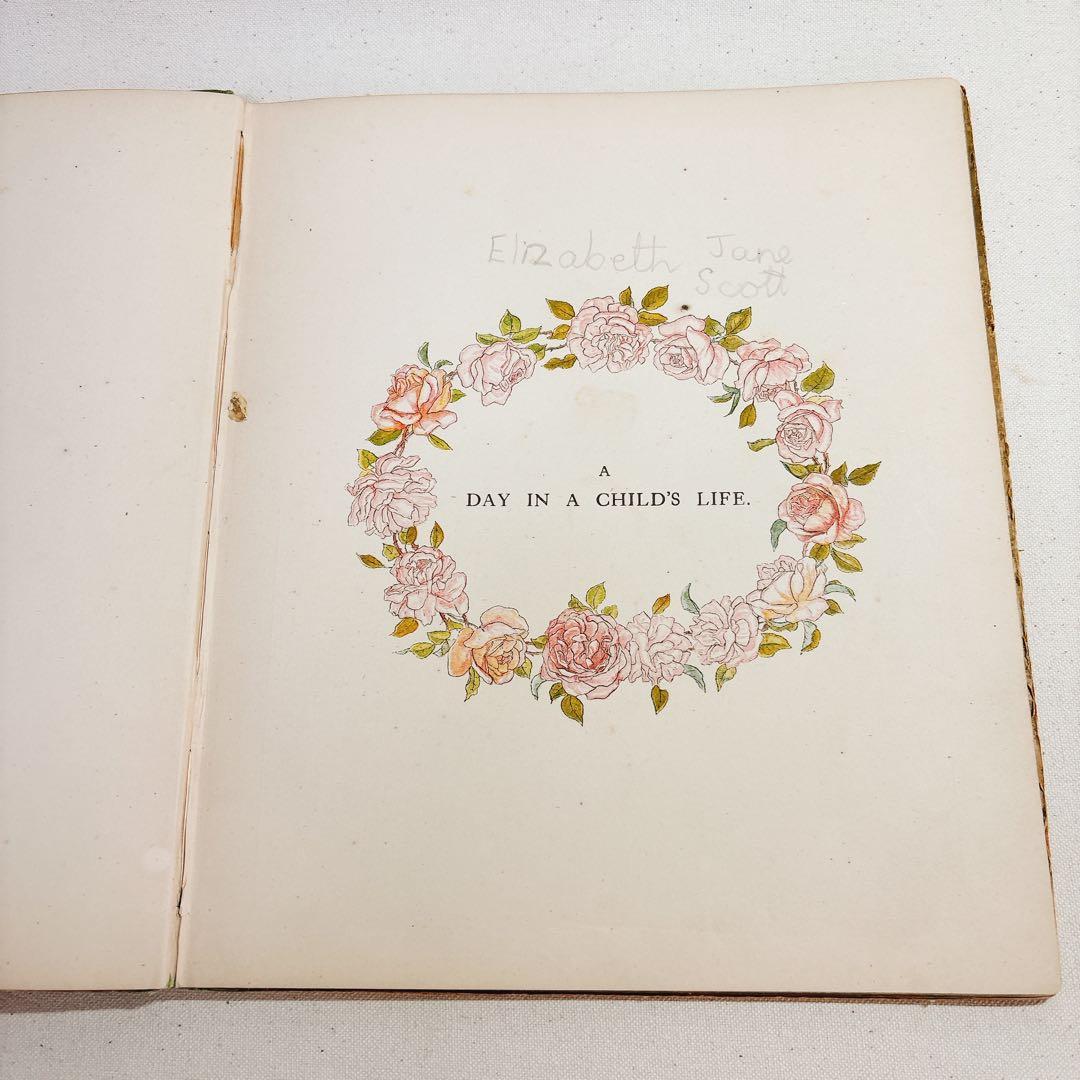 A DAY IN A CHILD　ケイト グリーナウェイ 楽譜　絵本　子ども