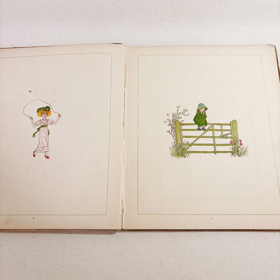 A DAY IN A CHILD　ケイト グリーナウェイ 楽譜　絵本　子ども