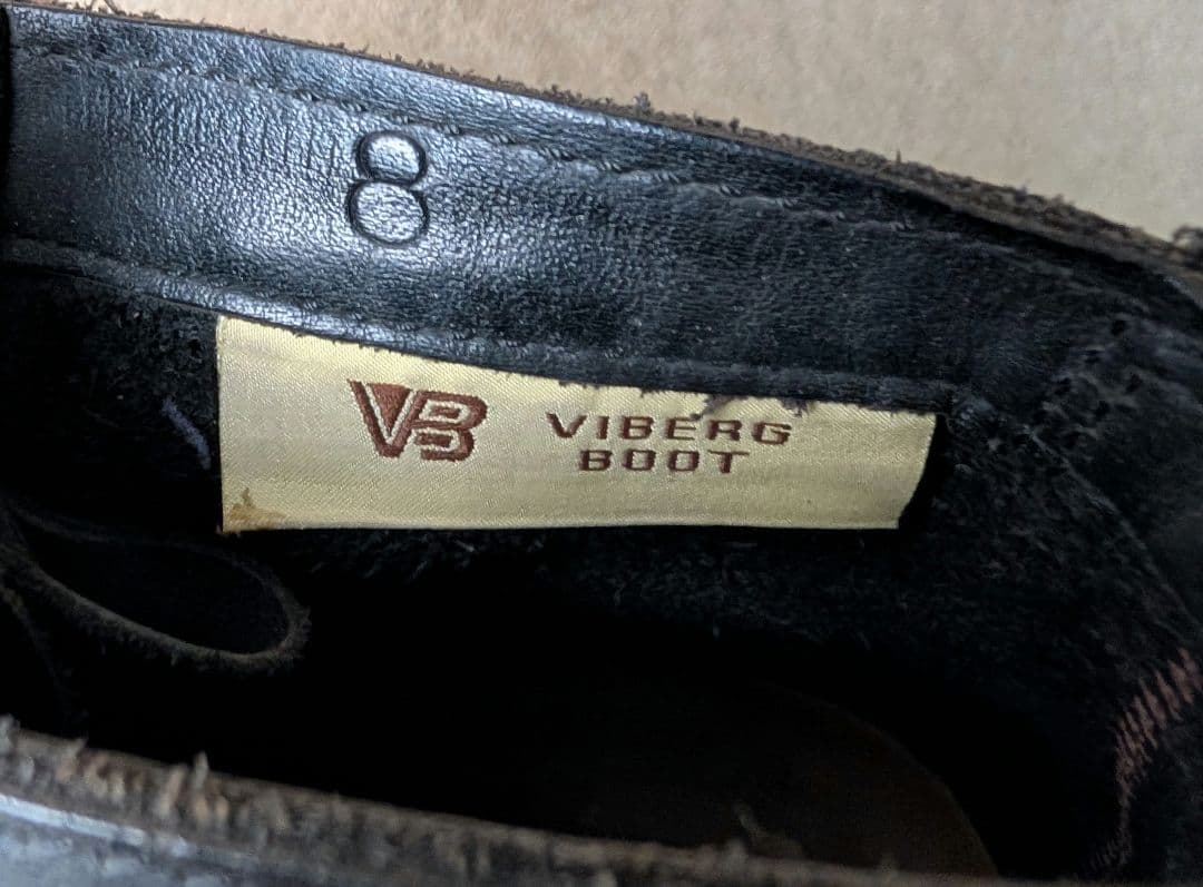 靴 Viberg cap toe boots 8