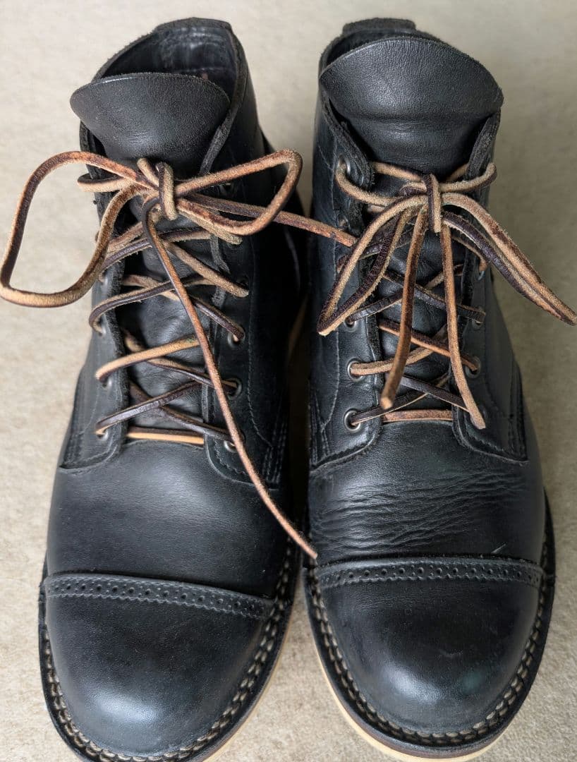 靴 Viberg cap toe boots 8