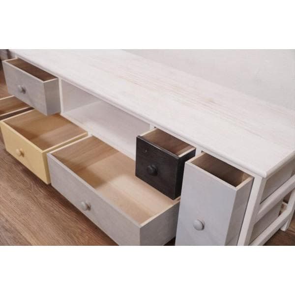 新品・未使用　アウトレットテレビラック　テレビ台　シャビー加工