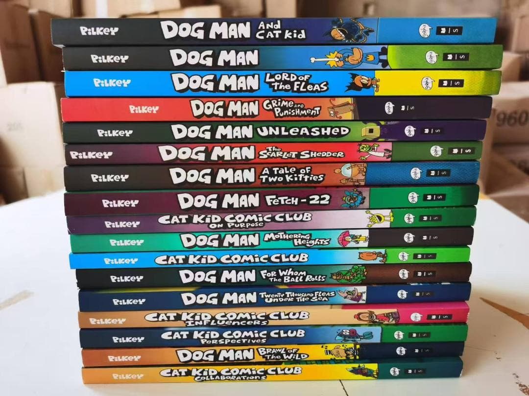 Dog Man 英語漫画18冊セット ドッグマン　マイヤペン対応