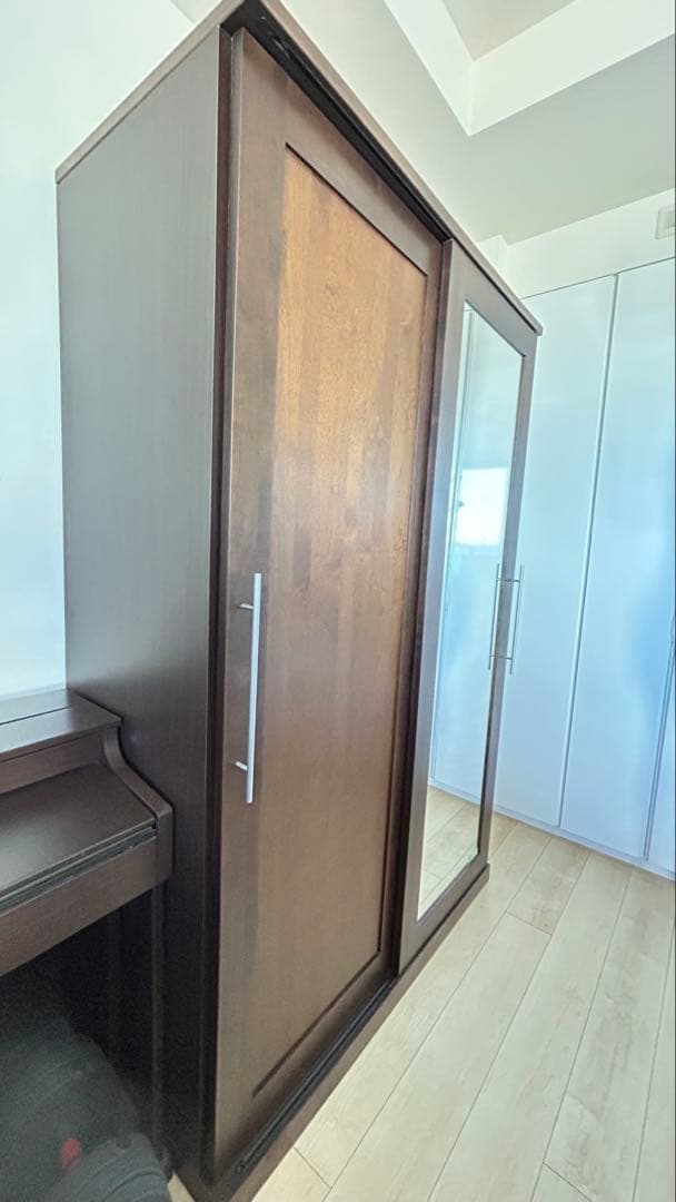 マルヨシ民芸家具 クローゼット　洋服ダンス 天然木　ウレタン樹脂塗装