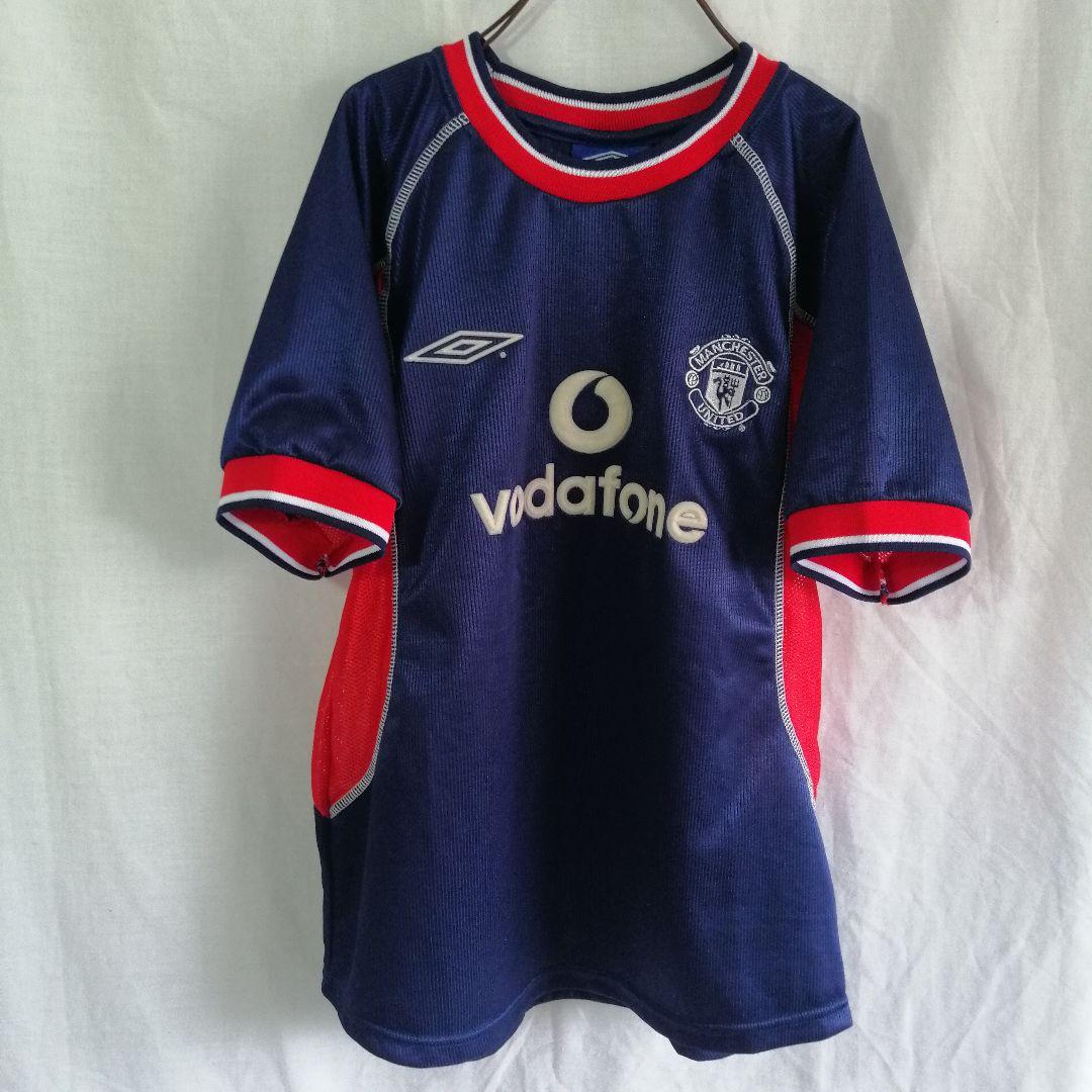 マンチェスターユナイテッド　アウェー　サッカー　ウェア　ユニフォーム　ネイビー