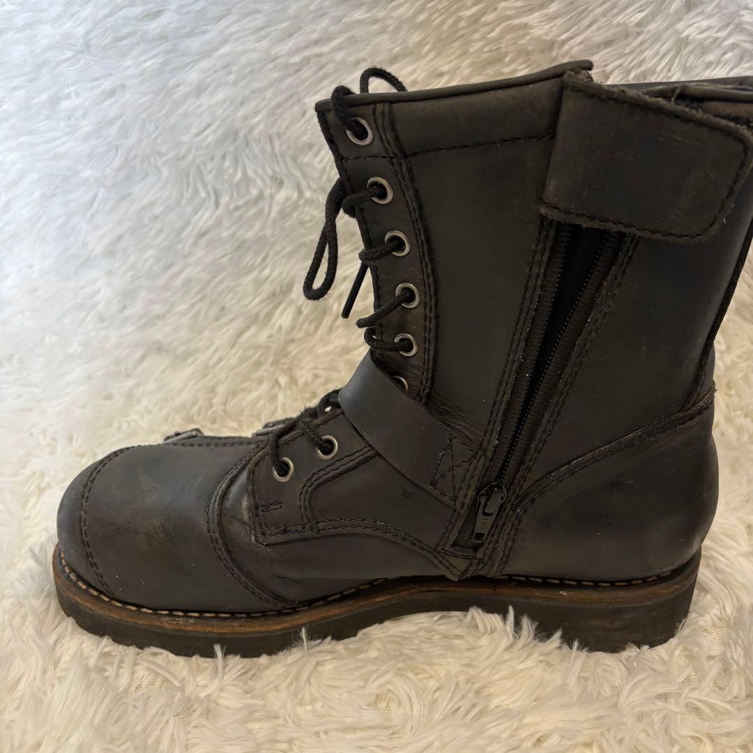 アルファインダストリーズ　レザー　エンジニアブーツ　黒　26.5 本革