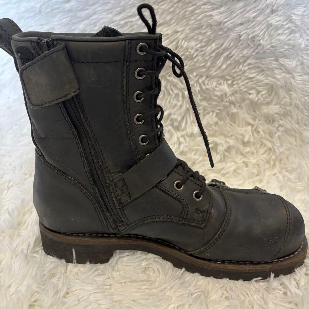 アルファインダストリーズ　レザー　エンジニアブーツ　黒　26.5 本革