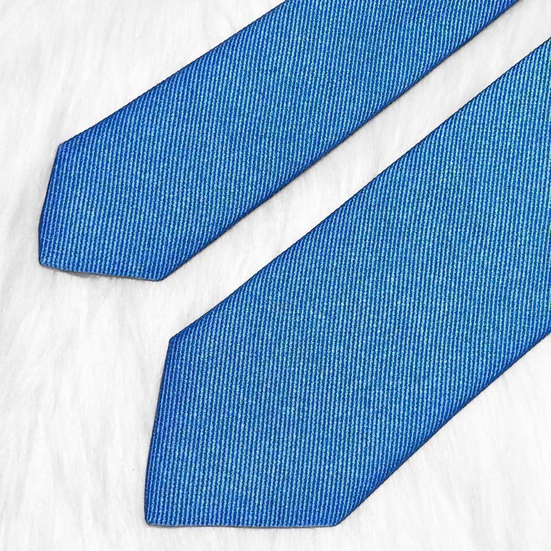 【タグ付未使用】カルティエ ナロータイ 無地 スカイブルー 成人式 プレゼント