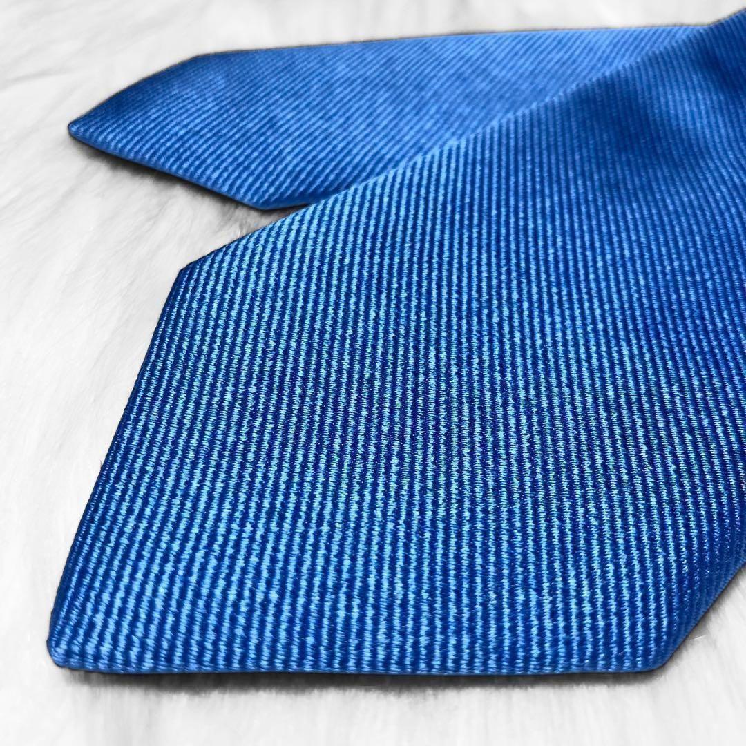 【タグ付未使用】カルティエ ナロータイ 無地 スカイブルー 成人式 プレゼント