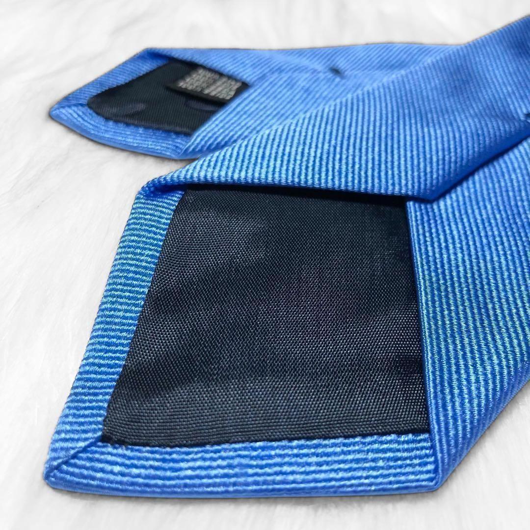 【タグ付未使用】カルティエ ナロータイ 無地 スカイブルー 成人式 プレゼント