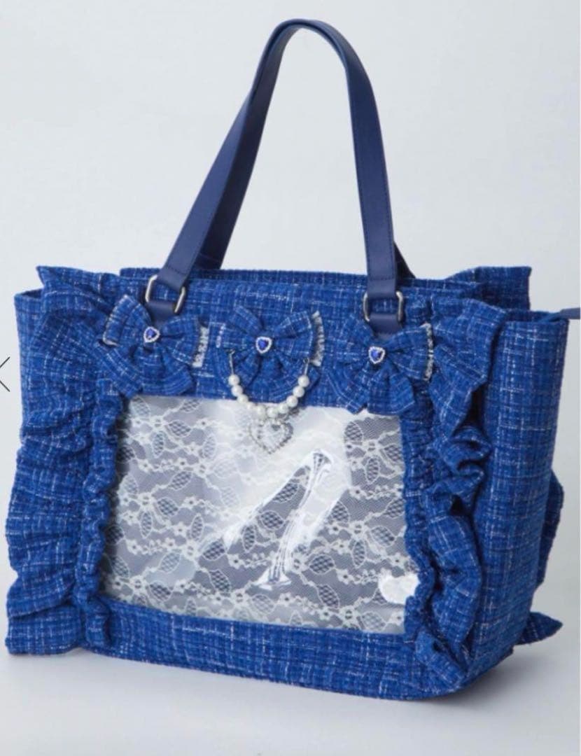 Ank rouge　確定ファンサのおまじないbag 青　特大　痛バ　地雷チャン