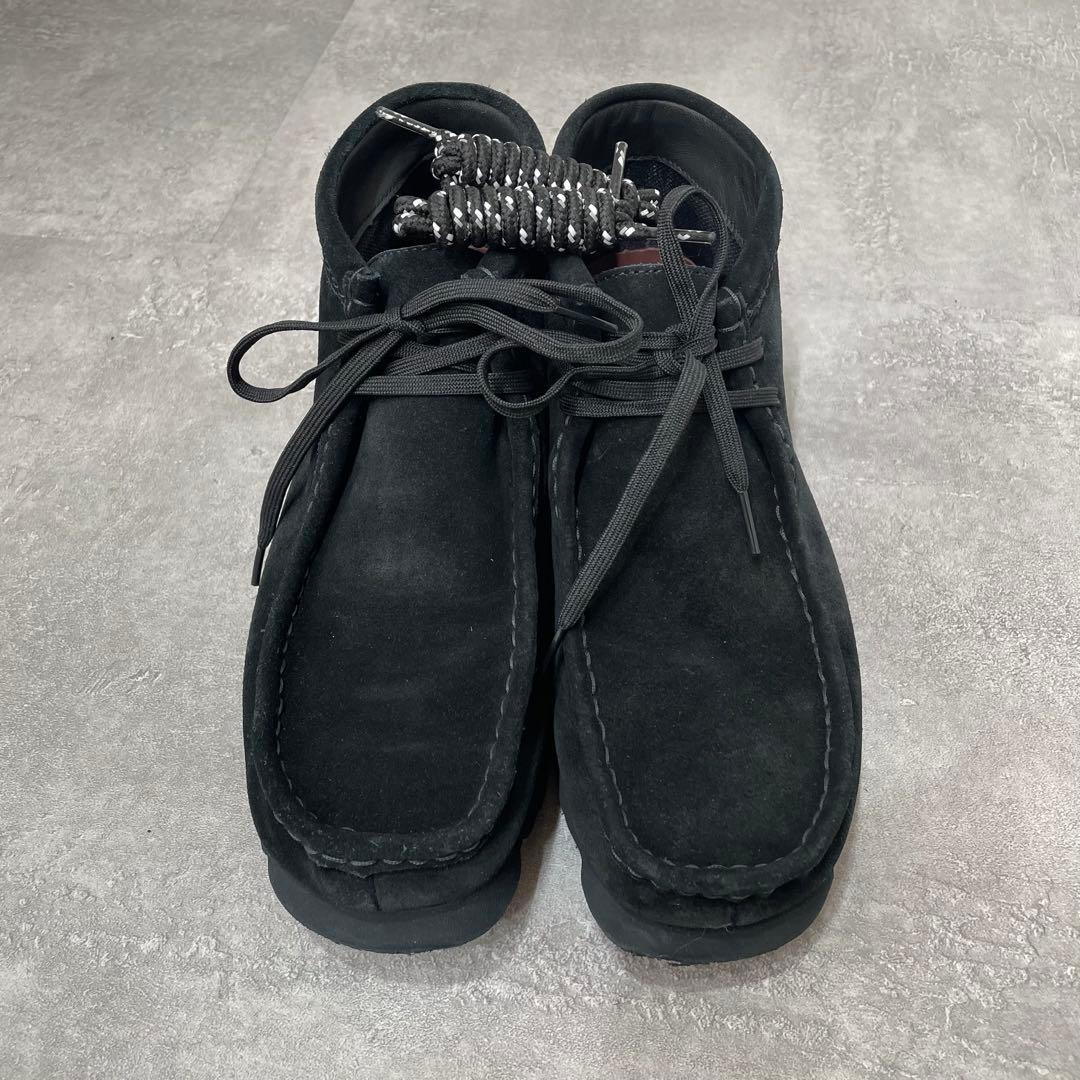 Clarks GORE-TEX ワラビー 27cm ブラックスエード