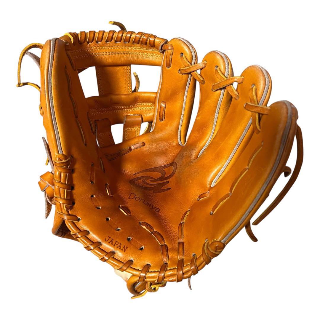 美品 ドナイヤ DJIM 硬式 内野 グローブ 山田哲人 人気 モデル 高校野球