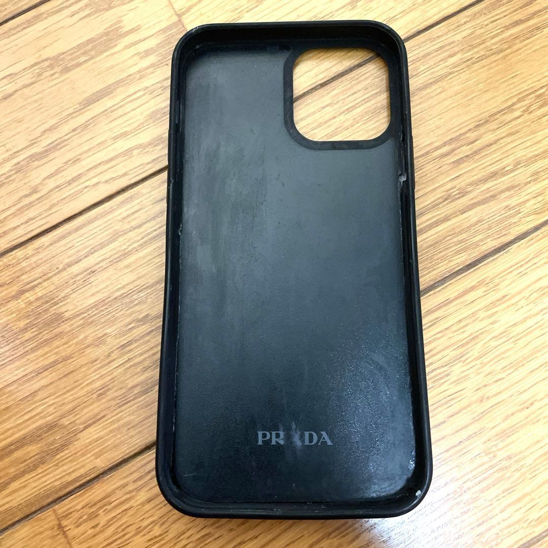 PRADA プラダ iPhone12/12proケース サフィアーノレザー正規品